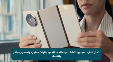 ثلاثي الطي.. هواوي تكشف عن هاتفها الجديد بآليات مطورة وتصميم مبتكر بالكامل